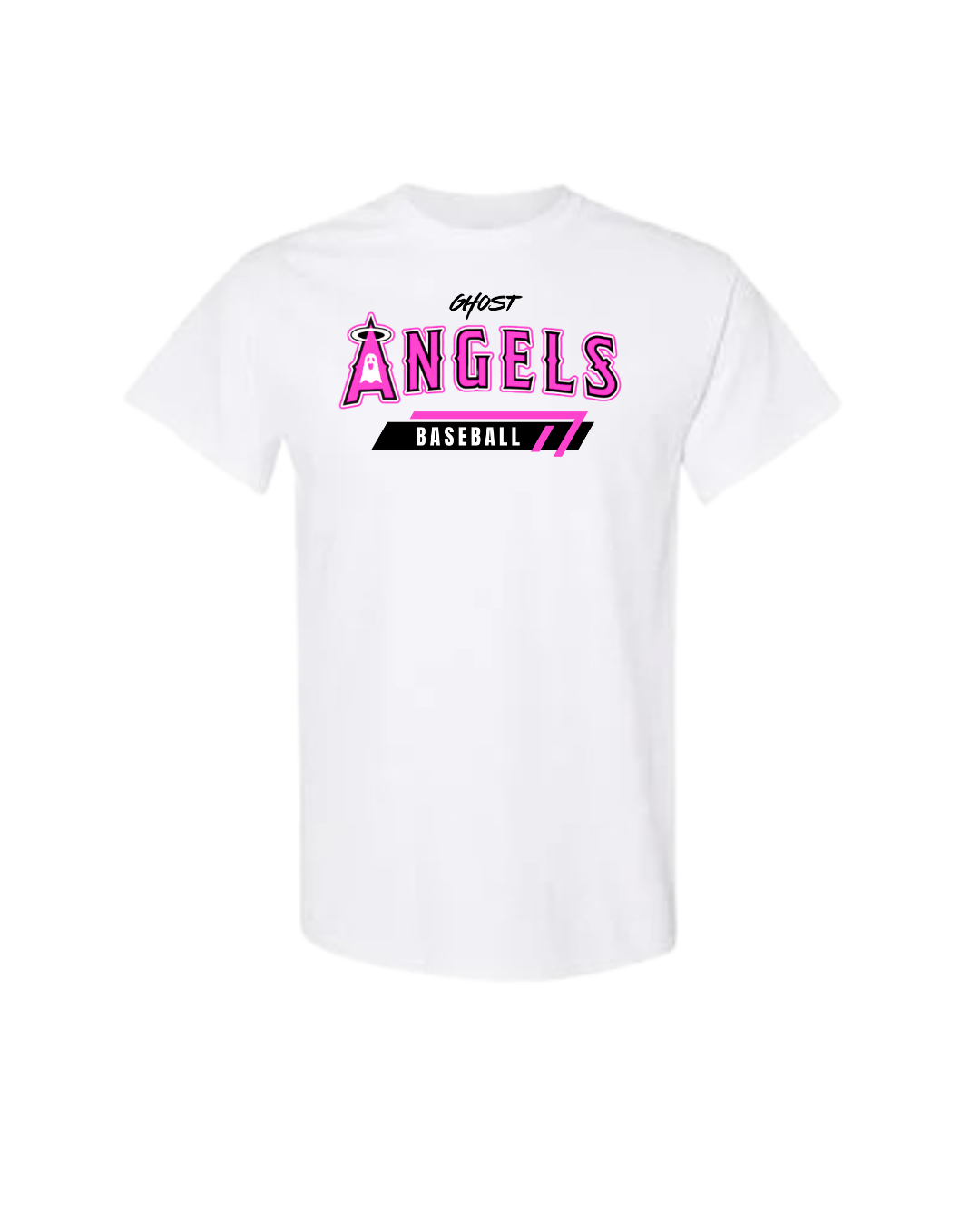 Ghost Angels Baseball Tee