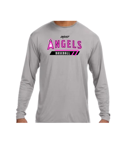 Ghost Angels Baseball Long Sleeve